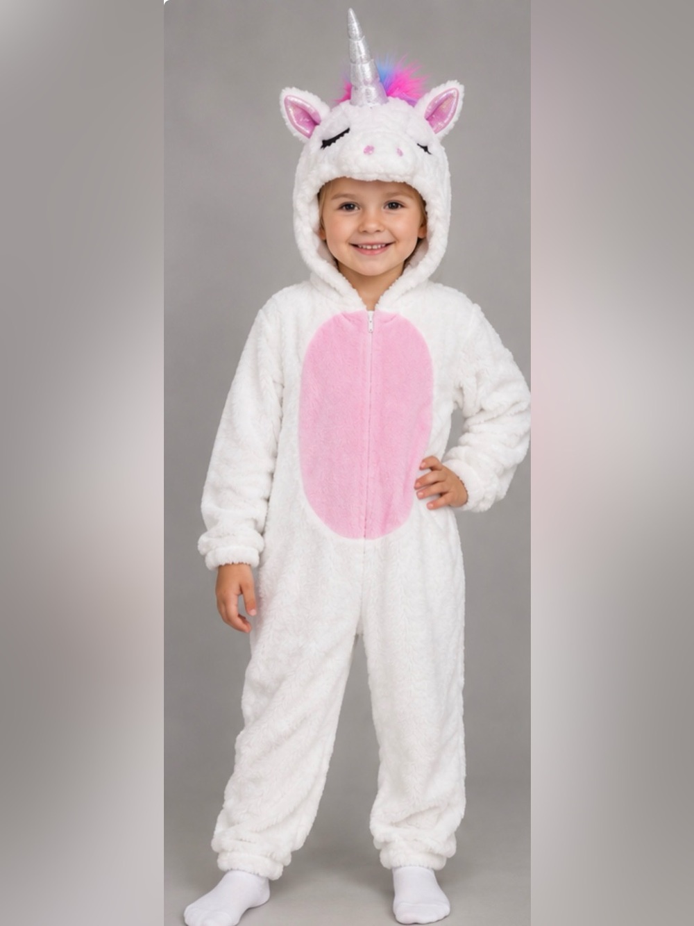 Kids Unicorn Halloween Costume 4-5T Plush Rainbow Wings Target